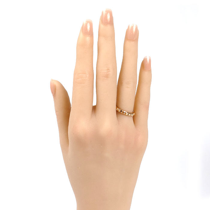 Boucheron ブシュロン K18PG ピンクゴールド クルドパリ ミディアム リング・指輪 JAL00108 10号 50 3.4g レディース【中古】【美品】