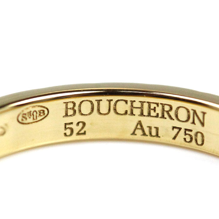 Boucheron ブシュロン K18YG イエローゴールド クルドパリ ミディアム リング・指輪 JAL00008 12号 52 3.6g レディース【中古】【美品】