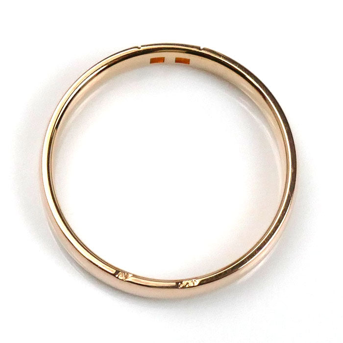 HERMES エルメス K18PG ピンクゴールド ヘラクレス ダイヤ リング・指輪 H119850B 17.5号 58 3.7g ユニセックス【中古】【美品】