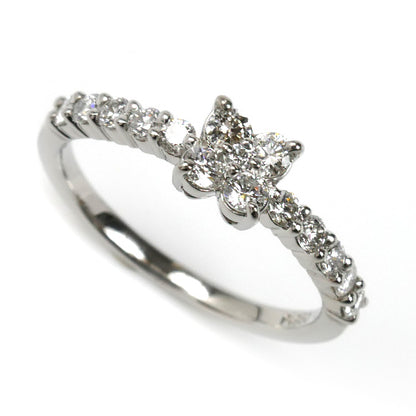 Vendome Aoyama ヴァンドーム青山 Pt950プラチナ カローラ リング・指輪 ダイヤモンド0.37ct 7号 2.6g レディース【中古】【美品】