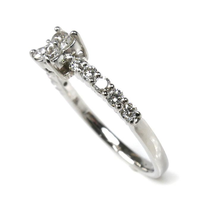 Vendome Aoyama ヴァンドーム青山 Pt950プラチナ カローラ リング・指輪 ダイヤモンド0.37ct 7号 2.6g レディース【中古】【美品】