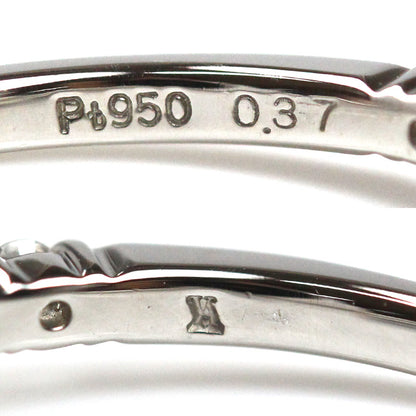 Vendome Aoyama ヴァンドーム青山 Pt950プラチナ カローラ リング・指輪 ダイヤモンド0.37ct 7号 2.6g レディース【中古】【美品】