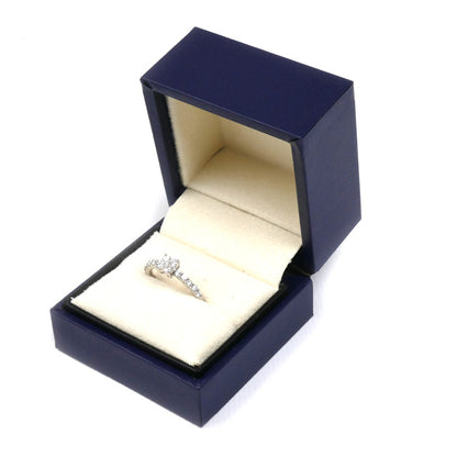 Vendome Aoyama ヴァンドーム青山 Pt950プラチナ カローラ リング・指輪 ダイヤモンド0.37ct 7号 2.6g レディース【中古】【美品】