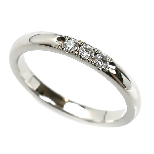 MIKIMOTO ミキモト Pt950プラチナ リング・指輪 ダイヤモンド0.06ct 9.5号 3.9g レディース【中古】【美品】
