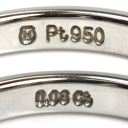 MIKIMOTO ミキモト Pt950プラチナ リング・指輪 ダイヤモンド0.06ct 9.5号 3.9g レディース【中古】【美品】