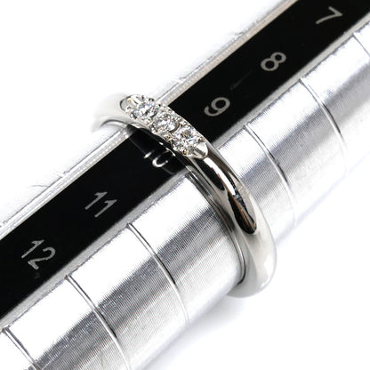 MIKIMOTO ミキモト Pt950プラチナ リング・指輪 ダイヤモンド0.06ct 9.5号 3.9g レディース【中古】【美品】