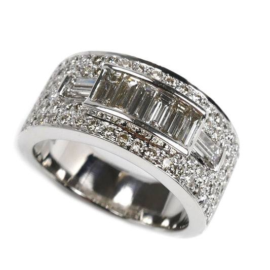 K18WG ホワイトゴールド リング・指輪 ダイヤモンド1.56ct 11.5号 9.9g レディース【中古】【美品】