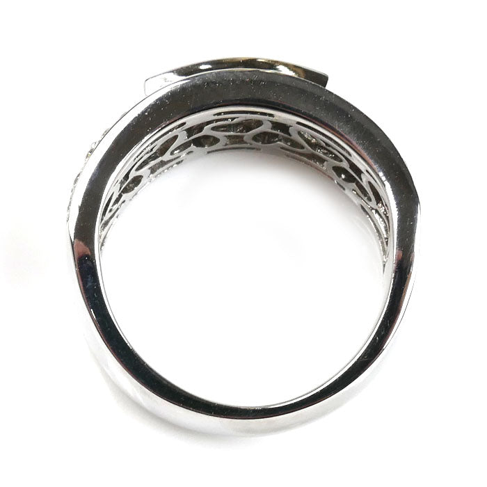 K18WG ホワイトゴールド リング・指輪 ダイヤモンド1.56ct 11.5号 9.9g レディース【中古】【美品】
