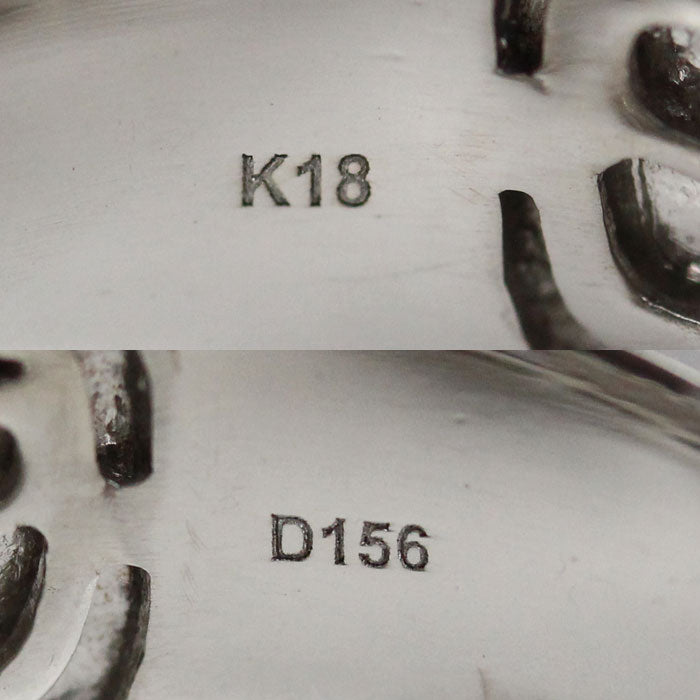 K18WG ホワイトゴールド リング・指輪 ダイヤモンド1.56ct 11.5号 9.9g レディース【中古】【美品】