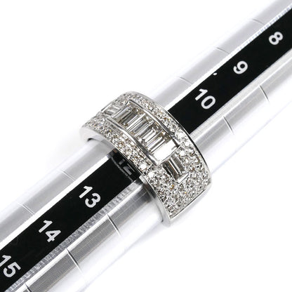 K18WG ホワイトゴールド リング・指輪 ダイヤモンド1.56ct 11.5号 9.9g レディース【中古】【美品】