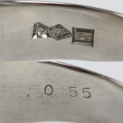 Pt900プラチナ リング・指輪 ダイヤモンド0.55ct 22号 17.0g メンズ【中古】