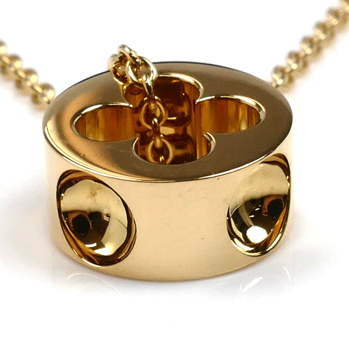 LOUIS VUITTON ルイ・ヴィトン K18YG イエローゴールド パンダンティフ アンプラント ネックレス 6.2g 40cm レディース【中古】