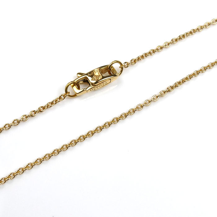 LOUIS VUITTON ルイ・ヴィトン K18YG イエローゴールド パンダンティフ アンプラント ネックレス 6.2g 40cm レディース【中古】