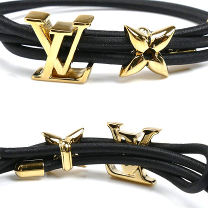 LOUIS VUITTON ルイ・ヴィトン GP レザー LV ブルーム ブレスレット M8142Z BC4253 レディース【中古】【美品】