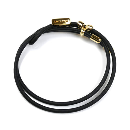 LOUIS VUITTON ルイ・ヴィトン GP レザー LV ブルーム ブレスレット M8142Z BC4253 レディース【中古】【美品】