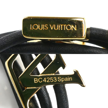 LOUIS VUITTON ルイ・ヴィトン GP レザー LV ブルーム ブレスレット M8142Z BC4253 レディース【中古】【美品】