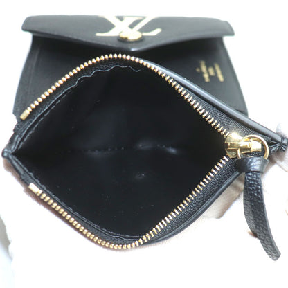 LOUIS VUITTON ルイ・ヴィトン ポルトフォイユヴィクトリーヌ 三つ折り財布 コンパクトウォレット モノグラム バイカラー アンプラント ブラック/ベージュ M80968 ICチップ レディース【中古】【美品】