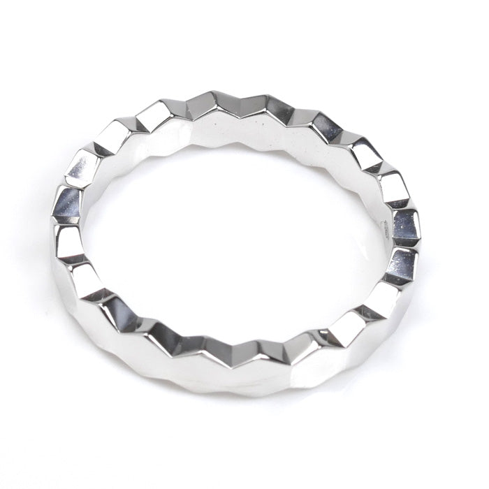 Chaumet ショーメ K18WG ホワイトゴールド ビーマイラブ ハニカム ダイヤ リング・指輪 083360 12号 52 3.7g レディース【中古】【美品】