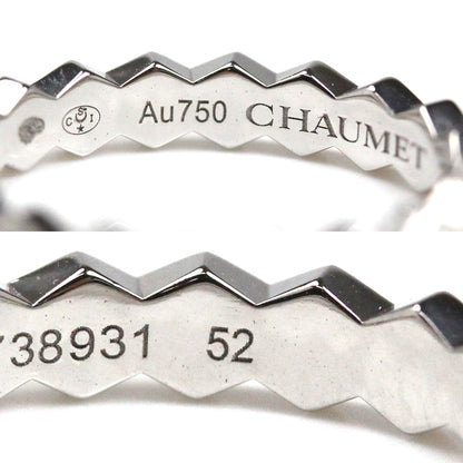 Chaumet ショーメ K18WG ホワイトゴールド ビーマイラブ ハニカム ダイヤ リング・指輪 083360 12号 52 3.7g レディース【中古】【美品】