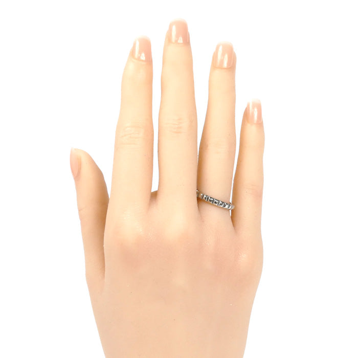 Boucheron ブシュロン Pt950プラチナ クルドパリ ミディアム リング・指輪 JAL00109 11号 51 4.6g レディース【中古】【美品】