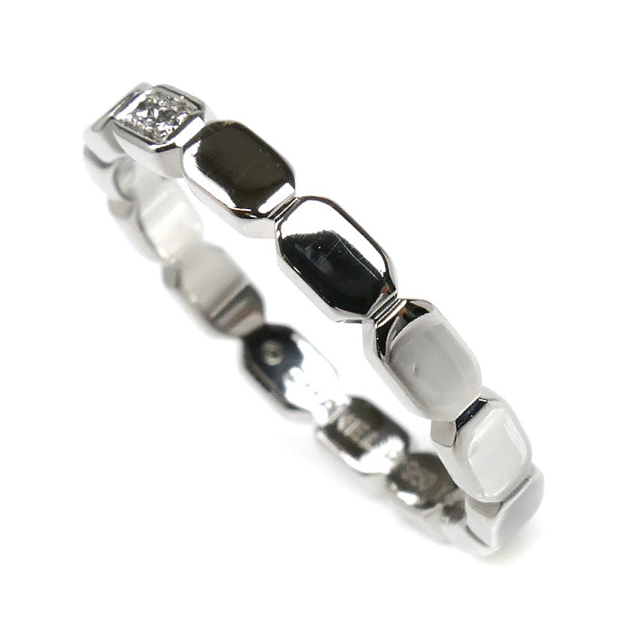 CHANEL シャネル Pt950プラチナ プルミエール プロメス マリッジ バンド ダイヤ リング・指輪 J4003 11号 51 3.6g レディース【中古】【美品】
