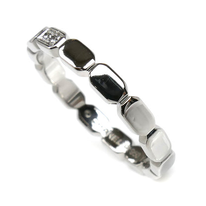 CHANEL シャネル Pt950プラチナ プルミエール プロメス マリッジ バンド ダイヤ リング・指輪 J4003 11号 51 3.6g レディース【中古】【美品】