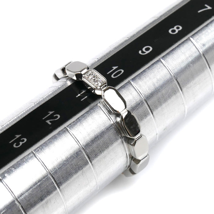 CHANEL シャネル Pt950プラチナ プルミエール プロメス マリッジ バンド ダイヤ リング・指輪 J4003 11号 51 3.6g レディース【中古】【美品】
