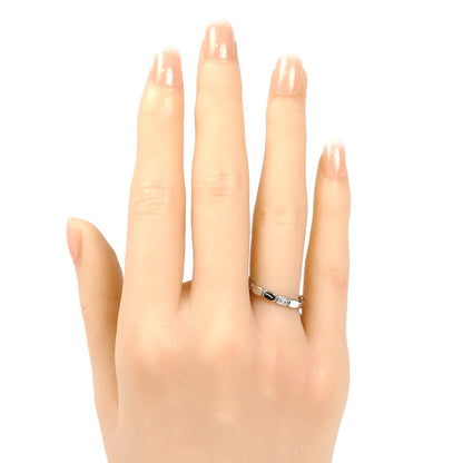 CHANEL シャネル Pt950プラチナ プルミエール プロメス マリッジ バンド ダイヤ リング・指輪 J4003 11号 51 3.6g レディース【中古】【美品】
