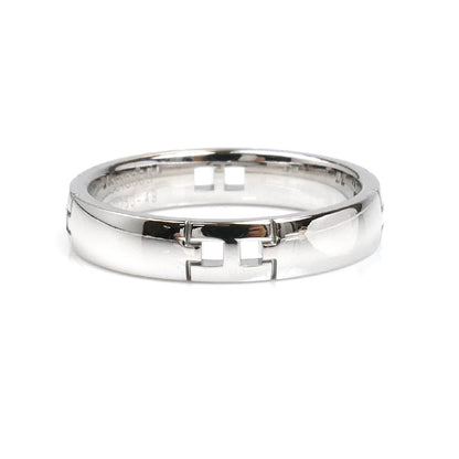 HERMES エルメス K18WG ホワイトゴールド ヘラクレス リング・指輪 H119854B 9号 49 3.8g レディース【中古】【美品】