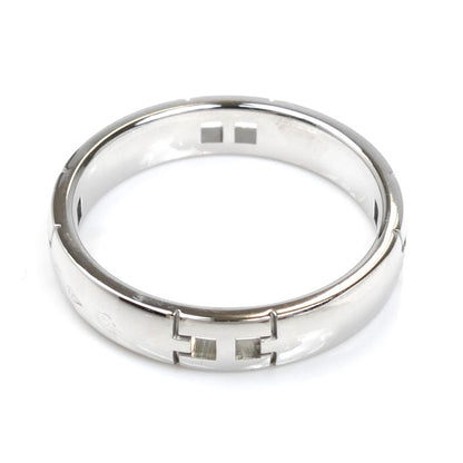 HERMES エルメス K18WG ホワイトゴールド ヘラクレス リング・指輪 H119854B 9号 49 3.8g レディース【中古】【美品】