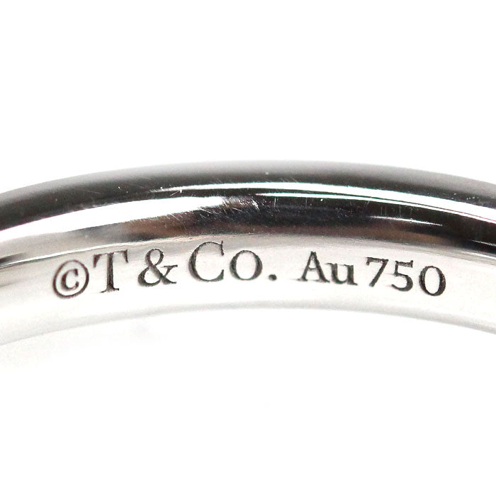 TIFFANY&Co. ティファニー K18WG ホワイトゴールド Tワン ナロー リング・指輪 13号 4.1g レディース【中古】