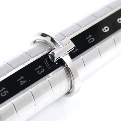 TIFFANY&Co. ティファニー K18WG ホワイトゴールド Tワン ナロー リング・指輪 13号 4.1g レディース【中古】
