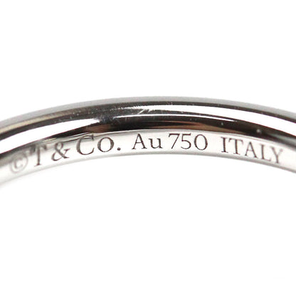 TIFFANY&Co. ティファニー K18WG ホワイトゴールド Tワイヤー ターコイズ ダイヤ リング・指輪 64028065 8号 4.3g レディース【中古】【美品】