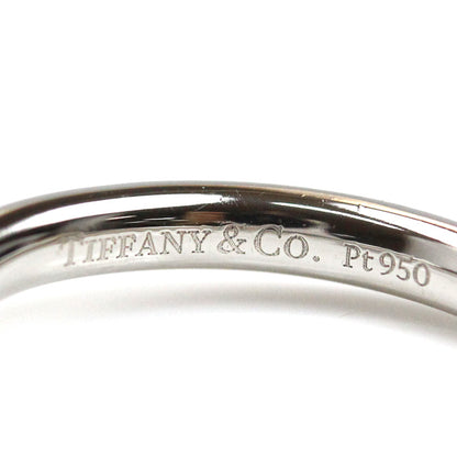 TIFFANY&Co. ティファニー Pt950プラチナ カーブドバンド 9P ダイヤ リング・指輪 60016939 9号 3.6g レディース【中古】【美品】