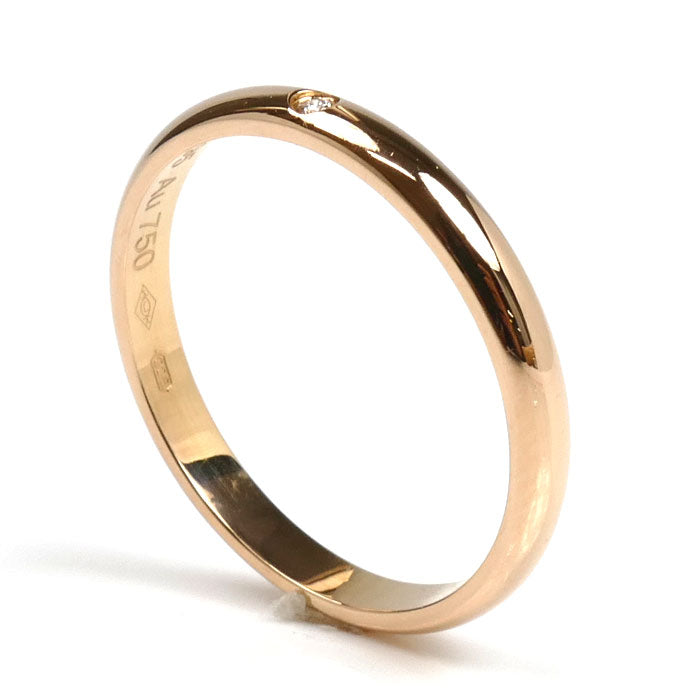 CARTIER カルティエ K18PG ピンクゴールド 1895ウェディング 1P ダイヤ リング・指輪 B4088255 15号 55 2.4g レディース【中古】