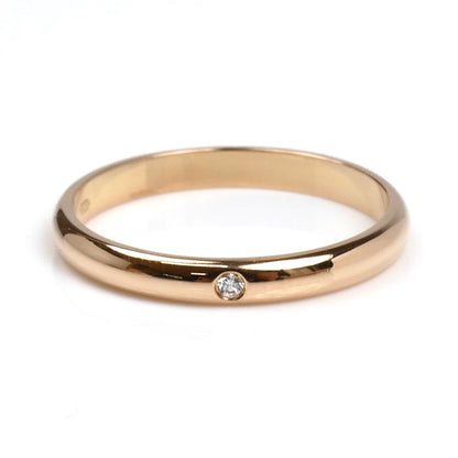 CARTIER カルティエ K18PG ピンクゴールド 1895ウェディング 1P ダイヤ リング・指輪 B4088255 15号 55 2.4g レディース【中古】