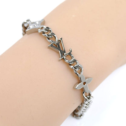 LOUIS VUITTON ルイ・ヴィトン メタル モノグラム ロウ ブレスレット M1407A RM4264 ～23.5cm ユニセックス【中古】