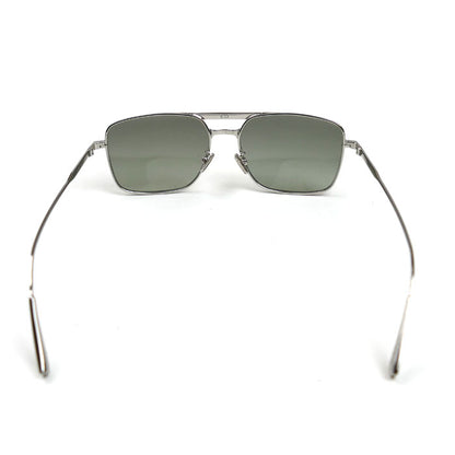 Christian Dior クリスチャンディオール DiorBlackSuit ナビゲーターシェイプ ツーブリッジ サングラス シルバー グリーングラデーション SUTS17UXR_F0C1 メンズ 56□16 145【中古】【美品】