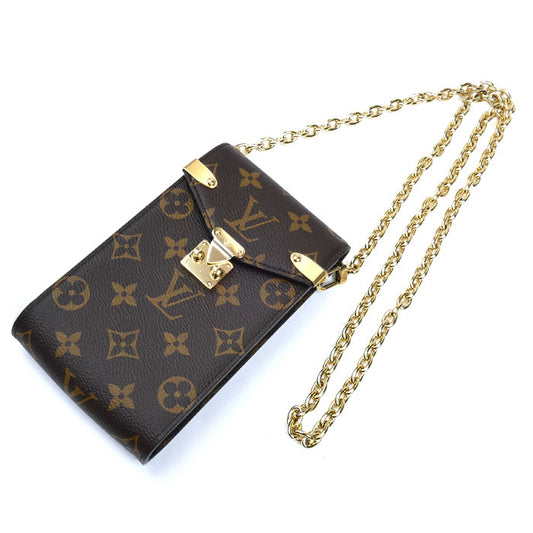 LOUIS VUITTON ルイ・ヴィトン フォンポーチ メティス ショルダーバッグ モノグラム ブラウン M13572 ICチップ レディース【中古】【極美品】