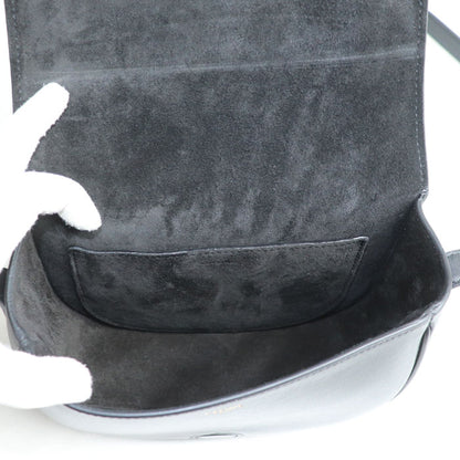 CELINE セリーヌ フォルコ キュイル トリオンフ ショルダーバッグ ブラック 198263DU3.38NO レディース【中古】【美品】