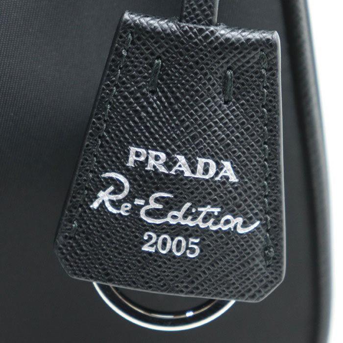 PRADA プラダ Re-Edition 2005 Re-Nylon ミニバッグ テスート ハンドバッグ ブラック 1N204M_R064_F0002 ICチップ レディース【中古】【美品】