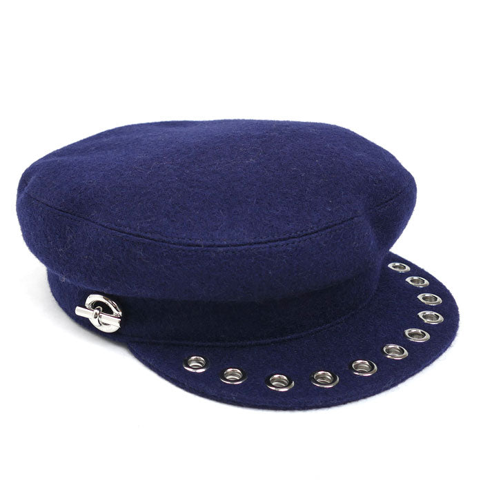 HERMES エルメス ヴォーバンセーラー キャスケット ネイビー H232034N 
57 レディース【中古】【美品】