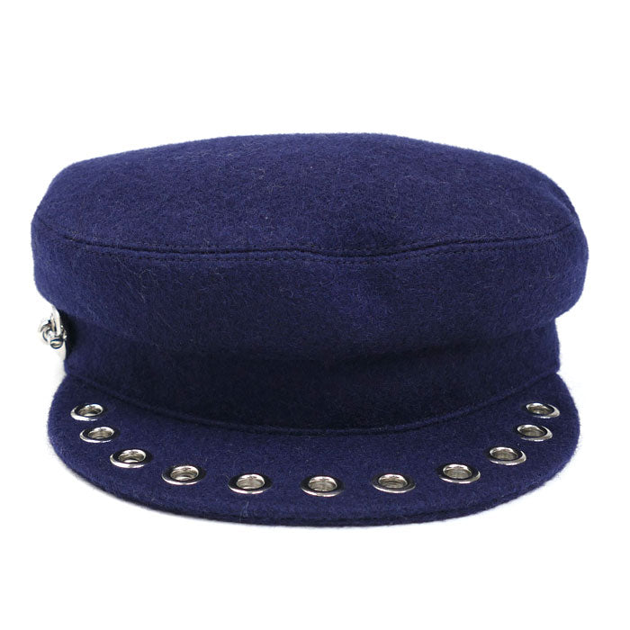 HERMES エルメス ヴォーバンセーラー キャスケット ネイビー H232034N 
57 レディース【中古】【美品】