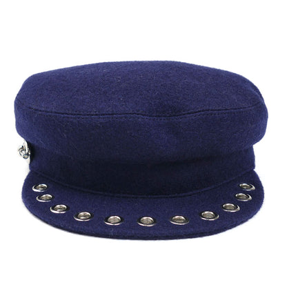 HERMES エルメス ヴォーバンセーラー キャスケット ネイビー H232034N 
57 レディース【中古】【美品】