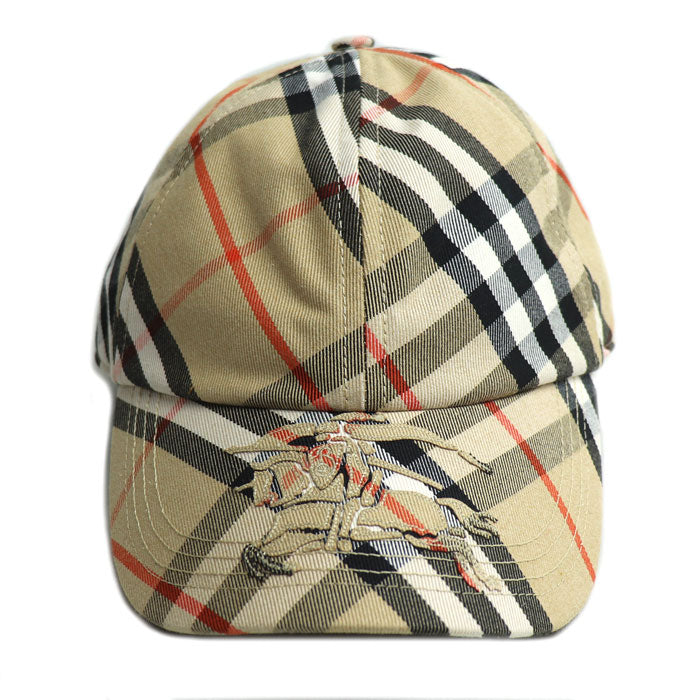 BURBERRY バーバリー ノバチェック キャップ ベージュ 8085723 L ユニセックス【中古】【美品】