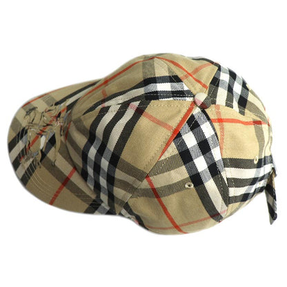 BURBERRY バーバリー ノバチェック キャップ ベージュ 8085723 L ユニセックス【中古】【美品】