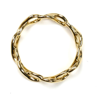 TIFFANY&Co. ティファニー K18YG イエローゴールド インフィニティ ナローバンド リング・指輪 8号 1.7g レディース【中古】【美品】