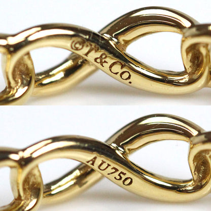 TIFFANY&Co. ティファニー K18YG イエローゴールド インフィニティ ナローバンド リング・指輪 8号 1.7g レディース【中古】【美品】
