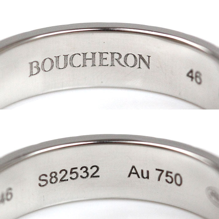 Boucheron ブシュロン K18WG ホワイトゴールド キャトル ラディアント リング・指輪 JAL00250 6号 46 3.9g レディース【中古】【美品】