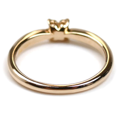 Ponte Vecchio ポンテヴェキオ K18PG ピンクゴールド リング・指輪 ダイヤモンド0.18ct 12号 3.0g レディース【中古】【美品】